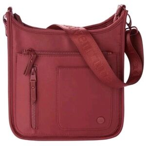 Samantha Brown Burgundy Crossbody Bag